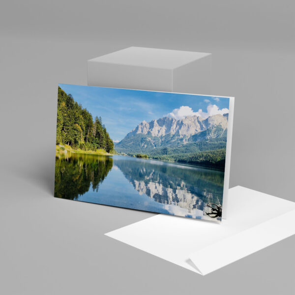 Danksagungskarte Bergsee